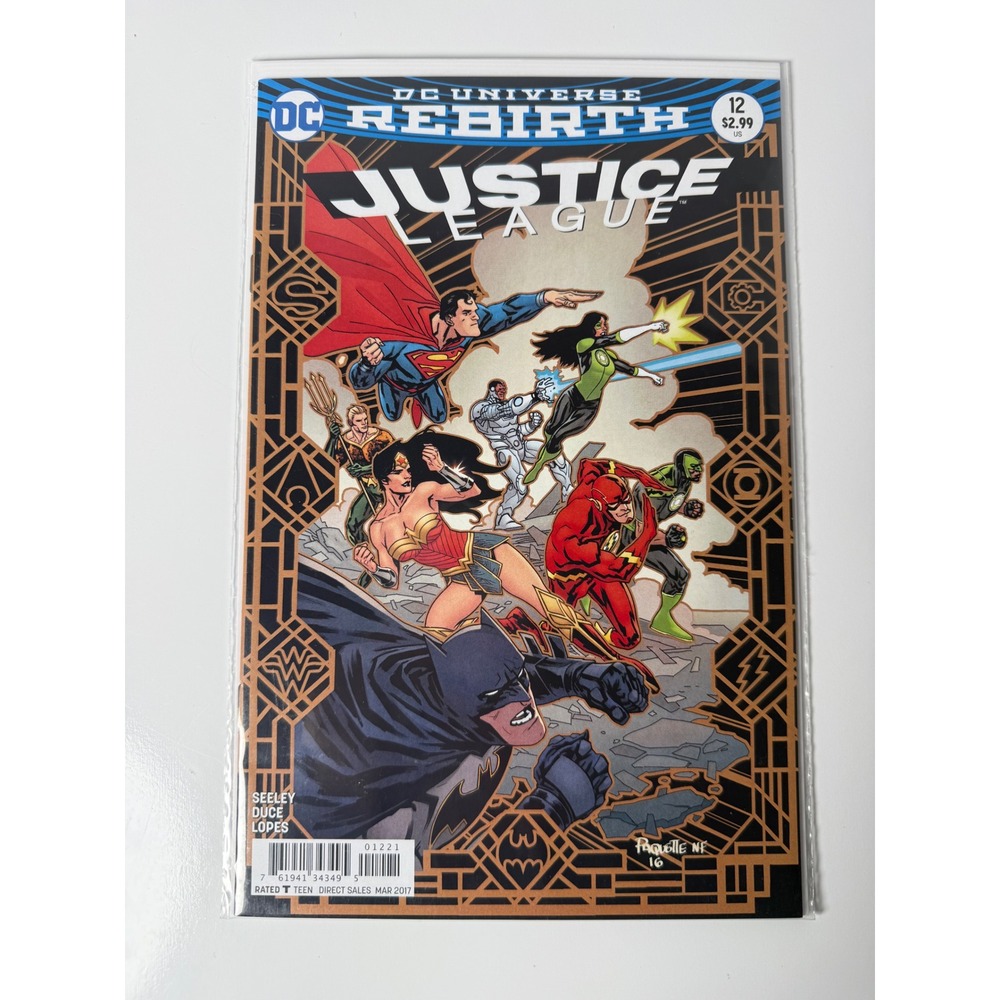 Justice League 12 DC Rebirth 2017 Yanick Paquette Batman Superman Wonder Woman